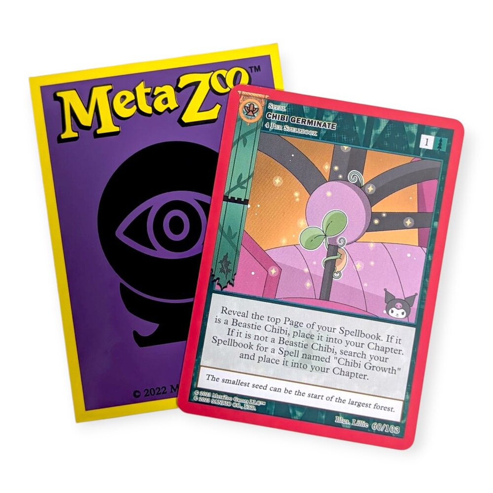 Kuromi's Cryptid Carnival MetaZoo Card (K17): Chibi Germinate 60/103